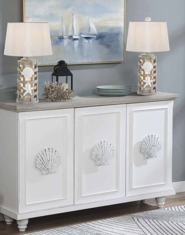 Shell Accent Cabinet